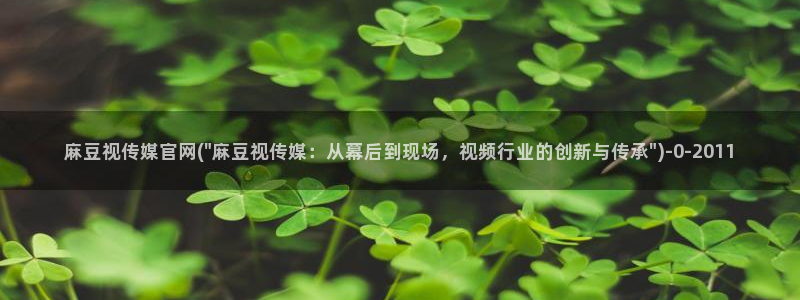 麻豆拍摄花絮
