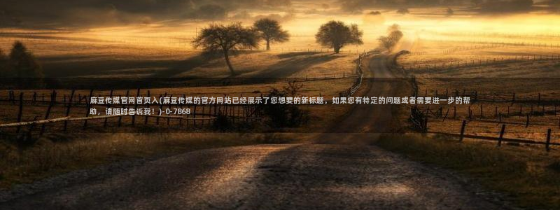 麻豆视频分类