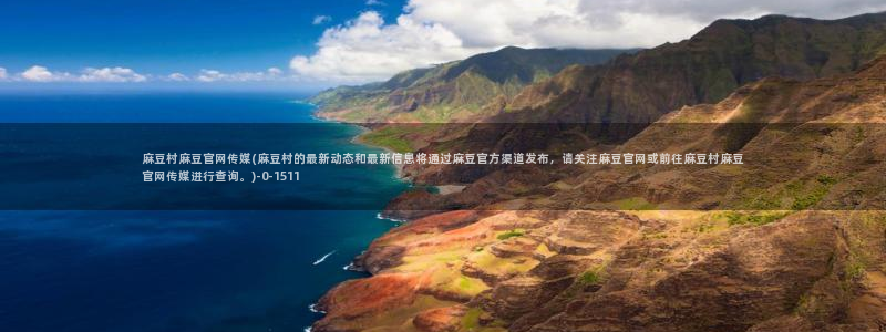 麻豆视频资讯文案
